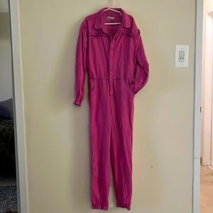 Girl’s medium pink jumpsuit